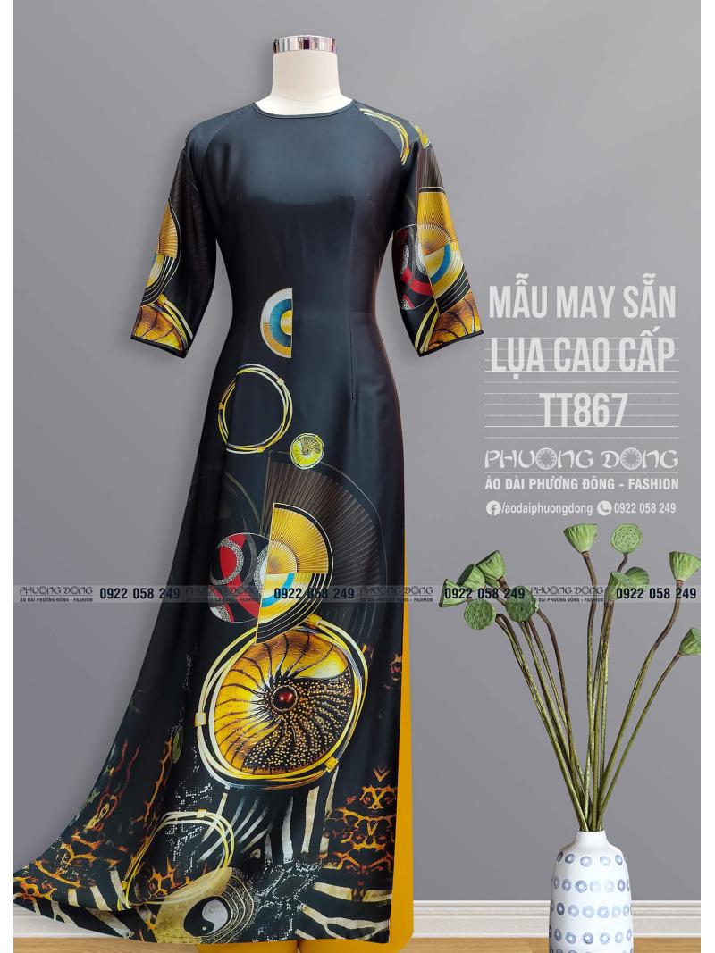 Áo Dài Truyền Thống Lụa Cao Cấp TT867